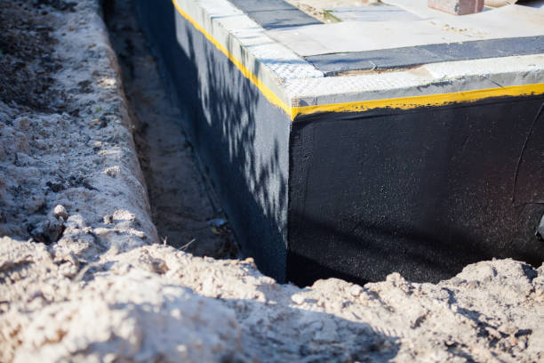 Residential Waterproofing installation at a Port Jefferson, OH home by SJ Waterproofing Pros